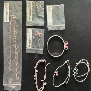 Pura Vida x Disney choker, earrings, rings, charm bracelets